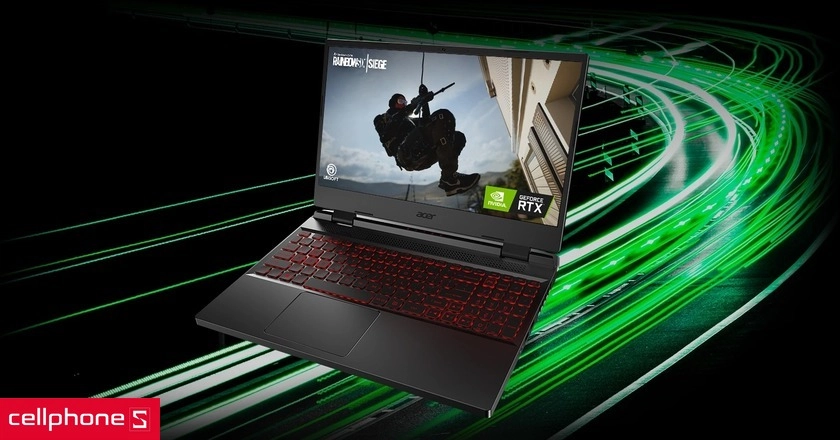 Dung lượng pin Acer Nitro ấn tượng