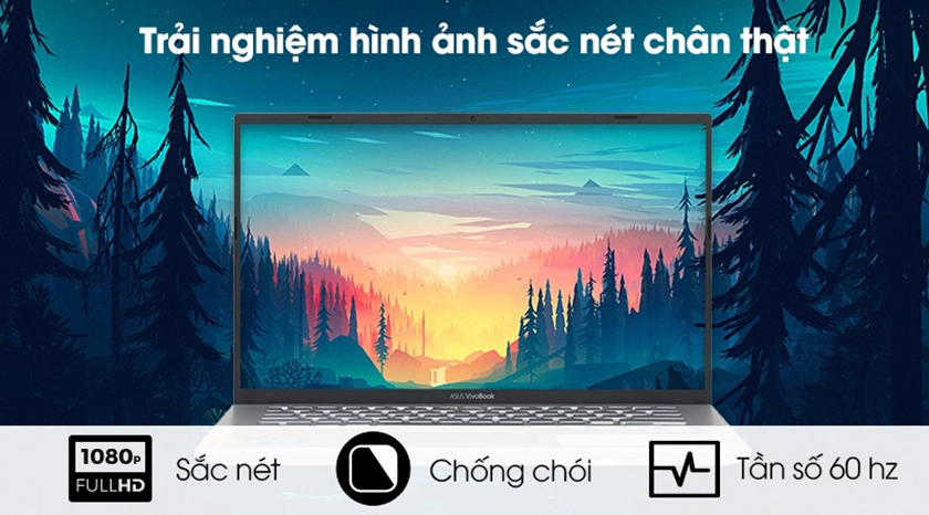 Giải trí đỉnh cao với màn hình 14 inch Full HD