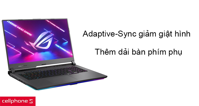 Màn hình 15.6 inches, bàn phím thiết kế bắt mắt