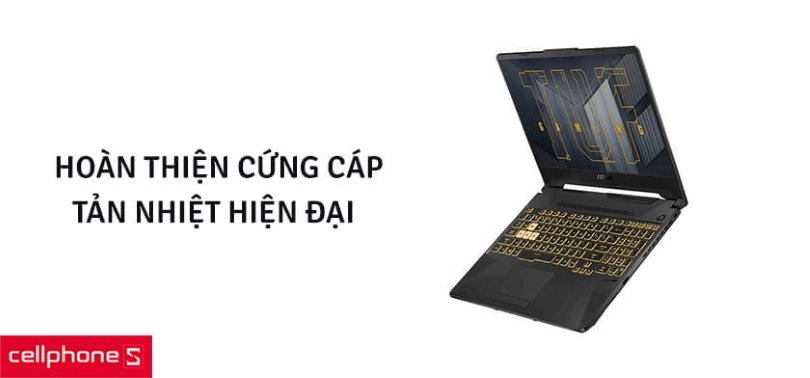 Hoàn thiện chắc chắn cùng hệ thống tản nhiệt hiện đại