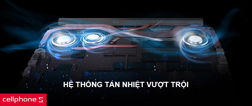 Hệ thống tản nhiệt vượt trội cùng hệ thống cổng kết nối đa dạng