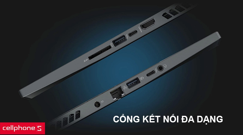 Hệ thống tản nhiệt vượt trội cùng hệ thống cổng kết nối đa dạng