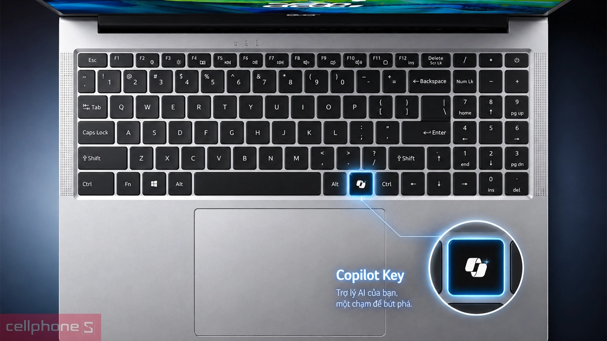 Công nghệ AI laptop Acer Aspire Lite 16 AI AL16-71P-582Q