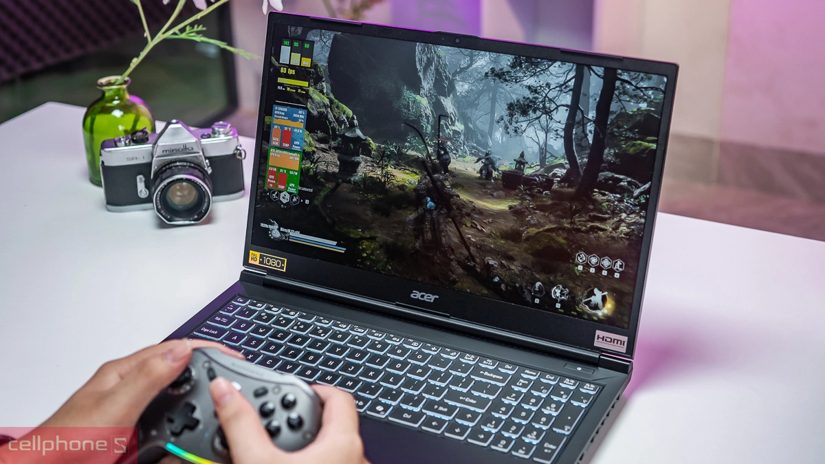 Hiệu năng bứt tốc Laptop Gaming Acer Aspire 7 A715-59G-79XF