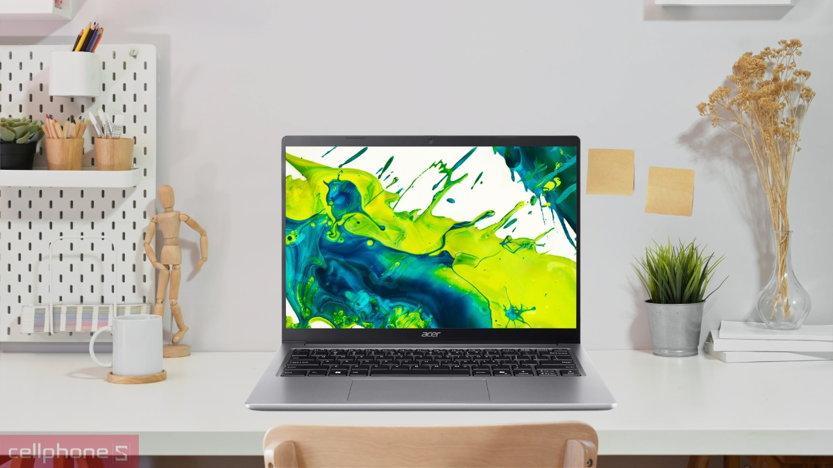 Màn hình FHD+ tỉ lệ 16:10 của Laptop Acer Aspire Go 14 AG14-I71M-50AL