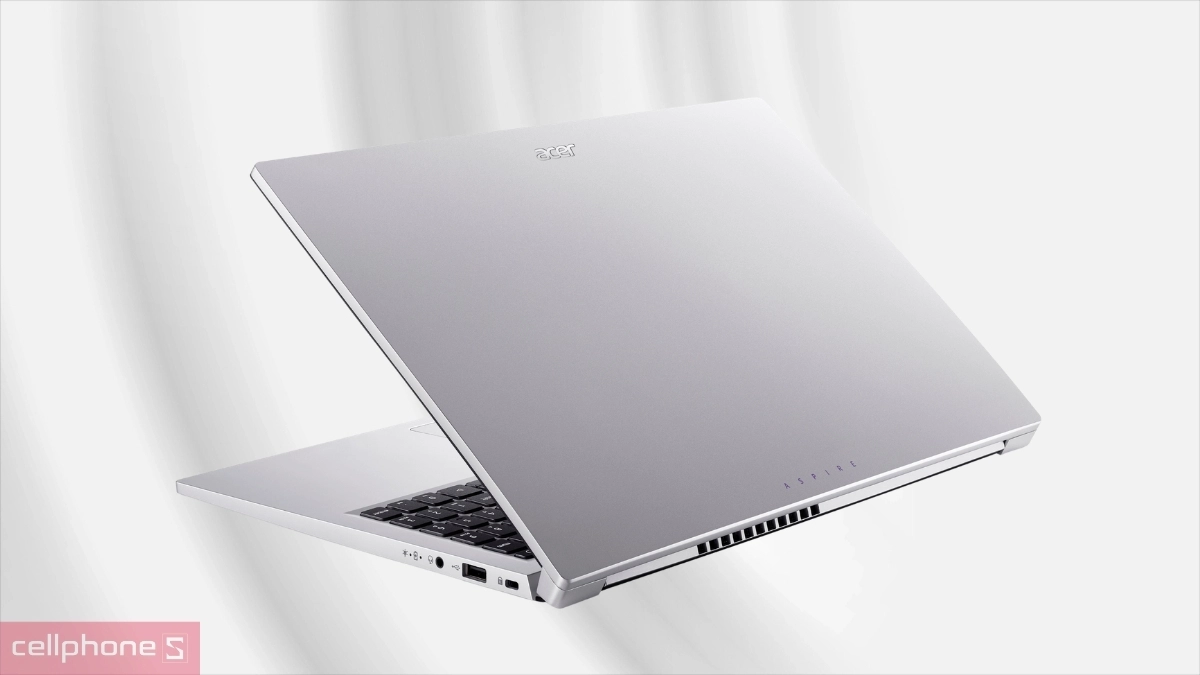Màu Bạc thanh lịch của Laptop Acer Aspire Lite 15 AL15-33P-38BA