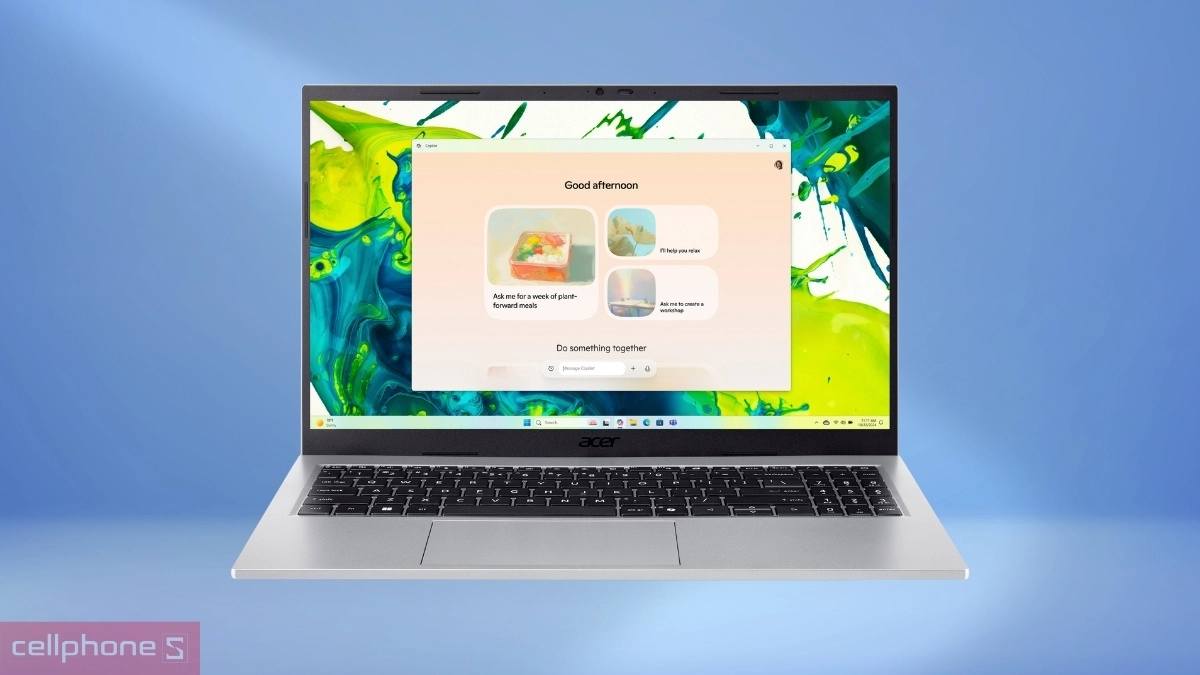 Công nghệ AI trên laptop Acer Aspire Go 15 AG15-72P-776J