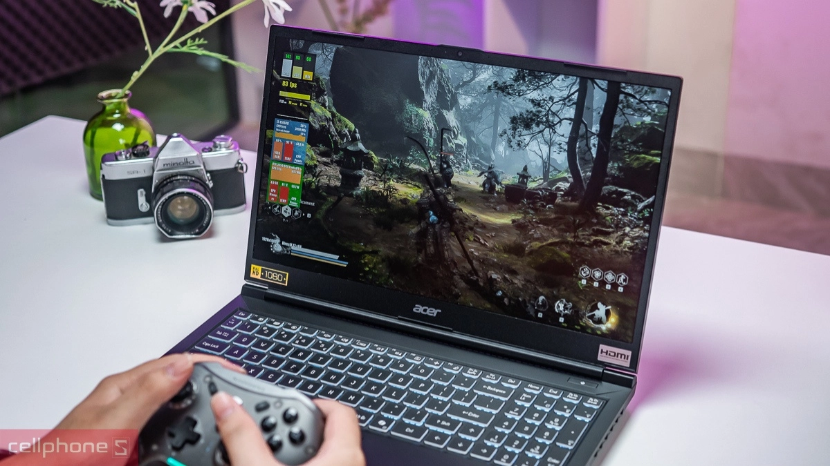 CPU - Card đồ hoạ - Tản nhiệt của laptop Acer Gaming Aspire 7 A715-59G-73LB