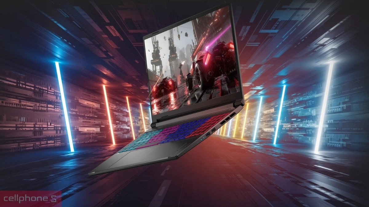 Hiệu năng tính toán, xử lý đồ họa mạnh mẽ của laptop Acer Gaming Nitro V 16 AI ProPanel ANV16S-61-R0B8