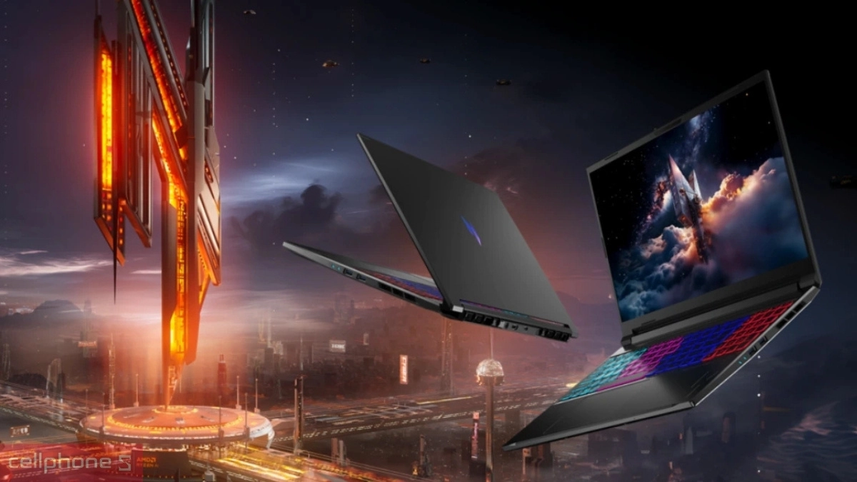 Bộ nhớ RAM, ổ cứng của laptop Acer Gaming Nitro V 16 AI ProPanel ANV16S-61-R0B8