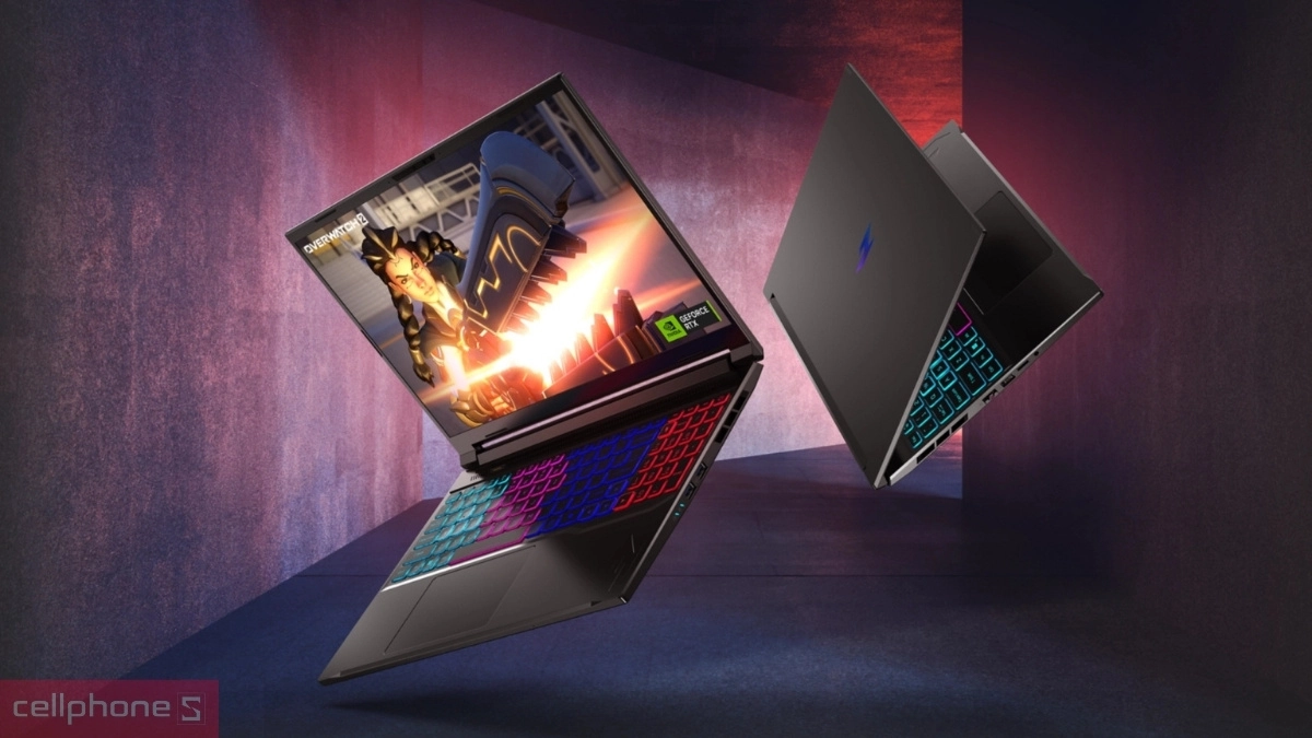 Thiết kế laptop Acer Gaming Nitro V 16 AI ProPanel ANV16S-61-R0B8