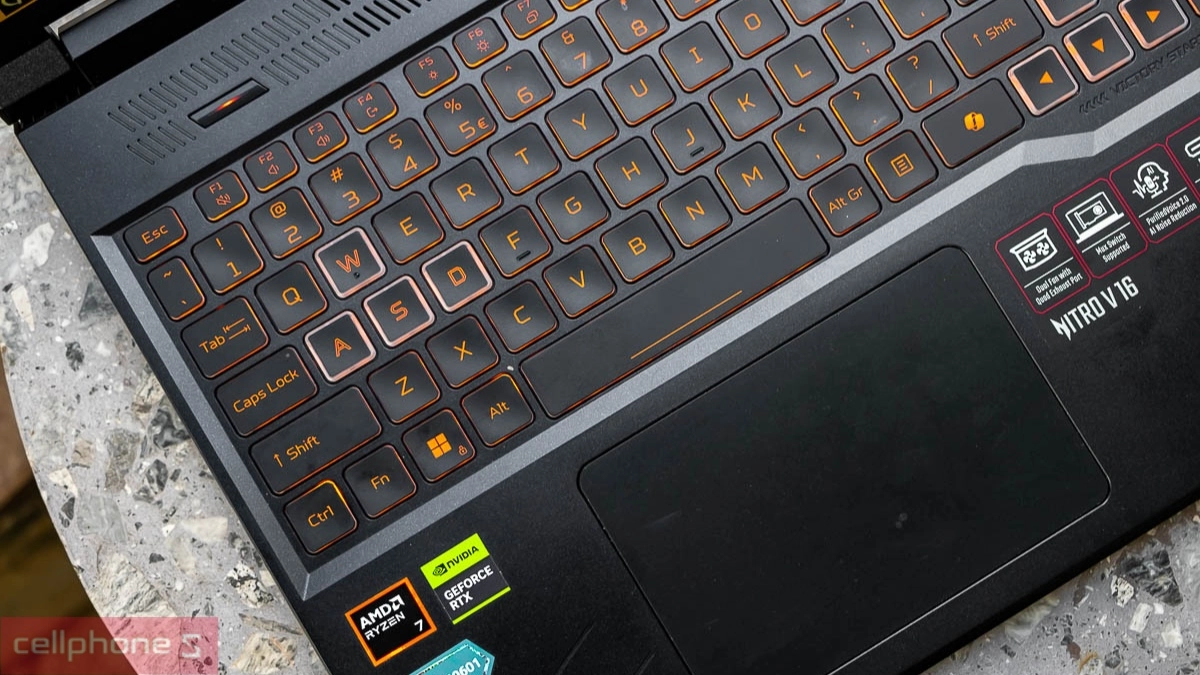 Bàn phím của Acer Nitro V 