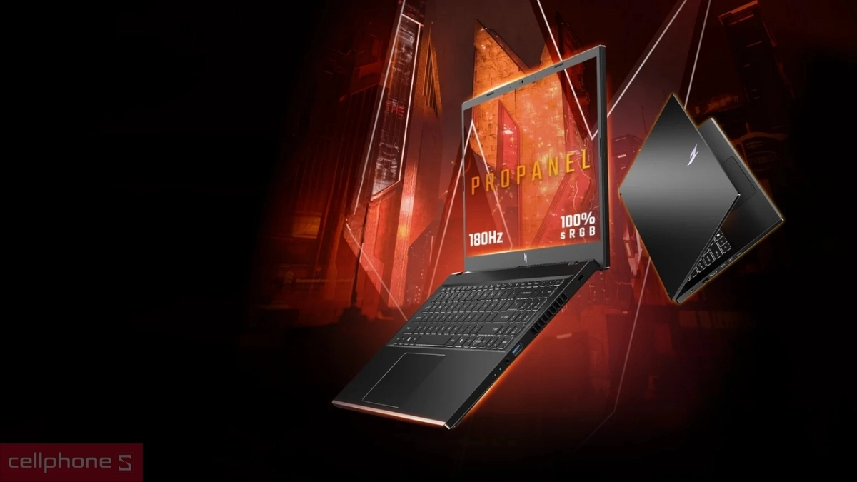 Màn hình, chất lượng hiển thị của laptop Acer Gaming Nitro V 15 ProPanel ANV15-41-R0FE