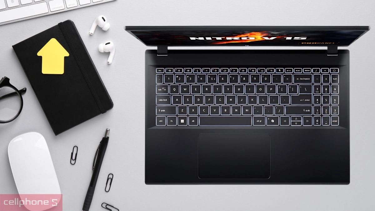 Thiết kế laptop Acer Gaming Nitro V 15 ProPanel ANV15-41-R7CR