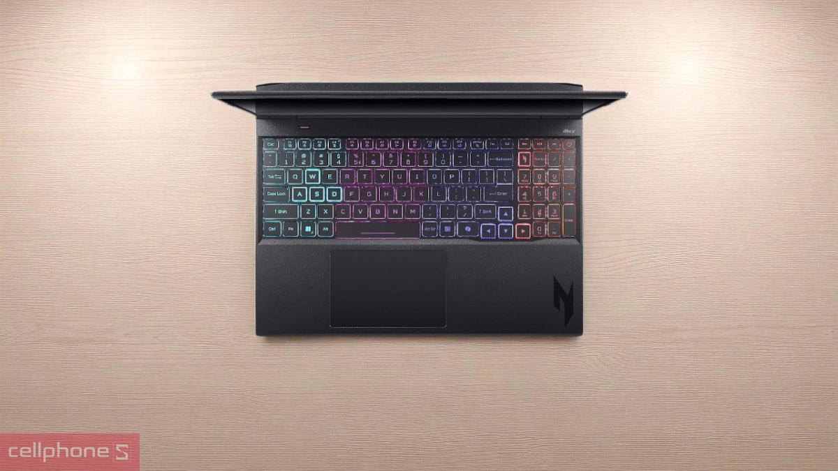 Thiết kế laptop Acer Gaming Nitro V 16 AI ProPanel ANV16S-61-R9ZV