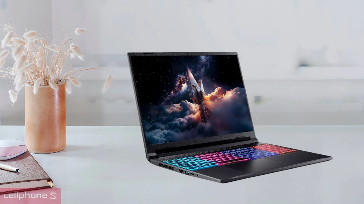 Công nghệ AI hiện đại của laptop Acer Gaming Nitro V 16S ProPanel ANV16S-41-R337