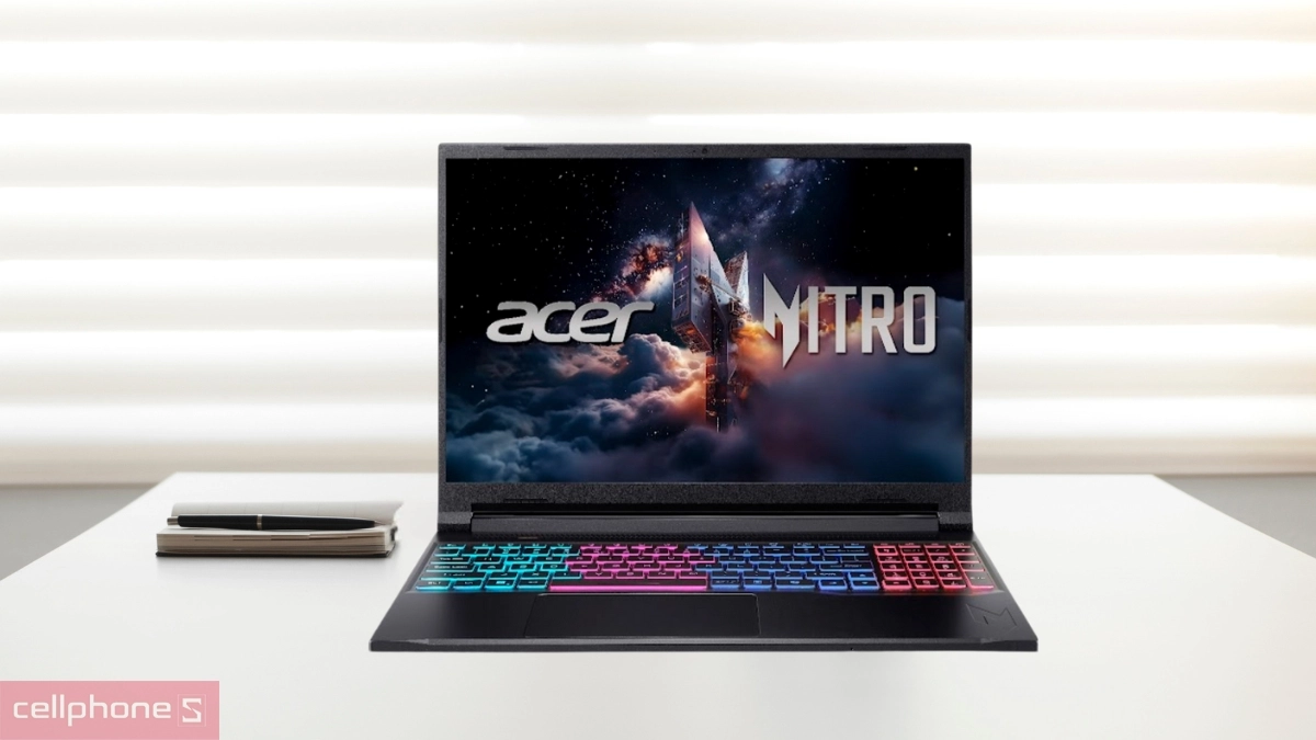 Màn hình, chất lượng hiển thị của laptop Acer Gaming Nitro V 16S ProPanel ANV16S-41-R337