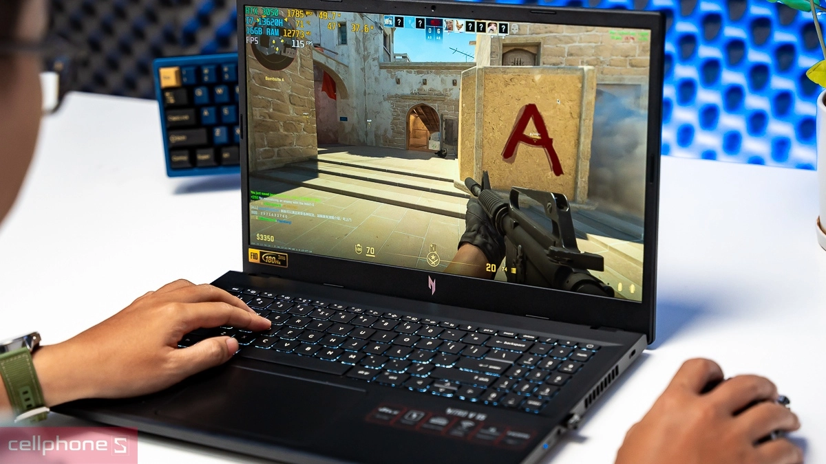 AI trên laptop Gaming Acer Nitro V 15 ProPanel ANV15-51-73BT