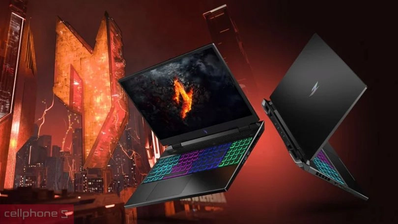 Thiết kế laptop gaming Acer Nitro V ANV16-41-R36Y