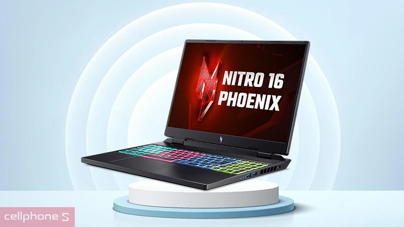 RAM, ổ cứng của laptop Gaming Acer Nitro V ANV16-41-R6ZY