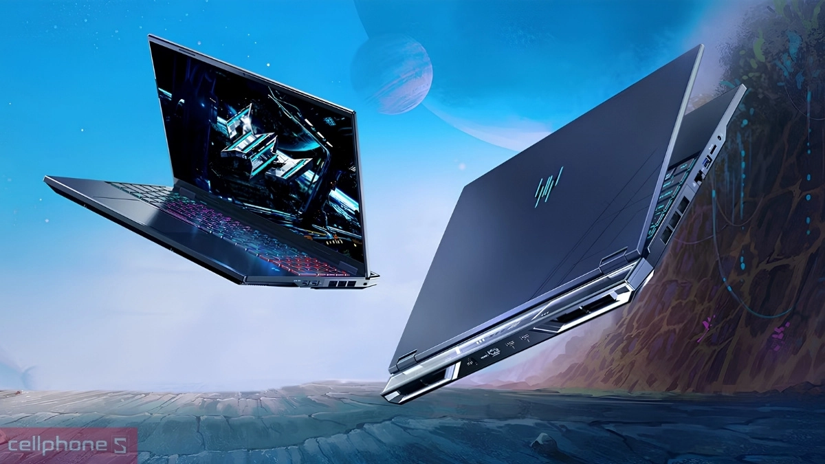 Acer Predator Helios Neo 16 laptop gaming tích hợp công nghệ AI hiện đại