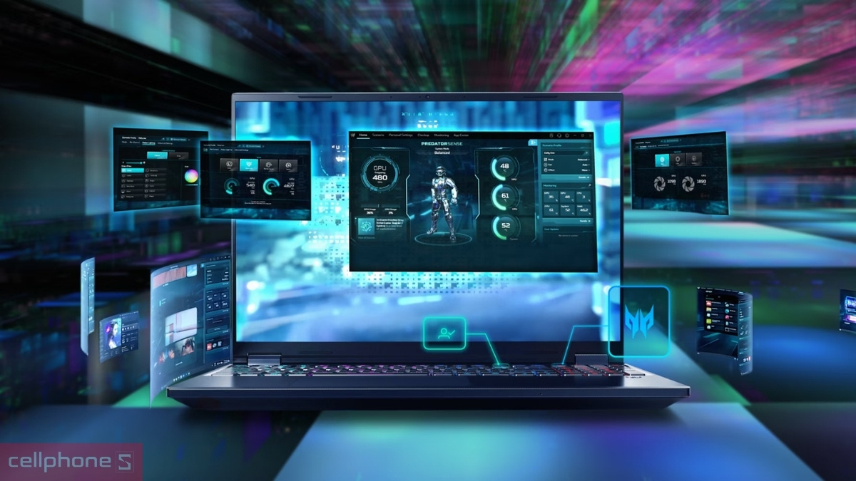 Acer Predator Helios Neo 16 tích hợp phím Copilot chuyên dụng hỗ trợ AI