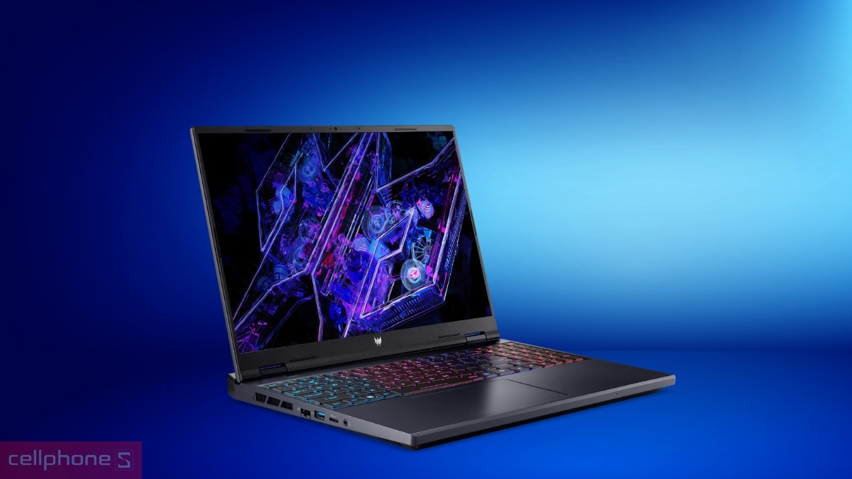 Acer Predator Helios Neo 16 sở hữu màn hình WQXGA tần số quét 180Hz