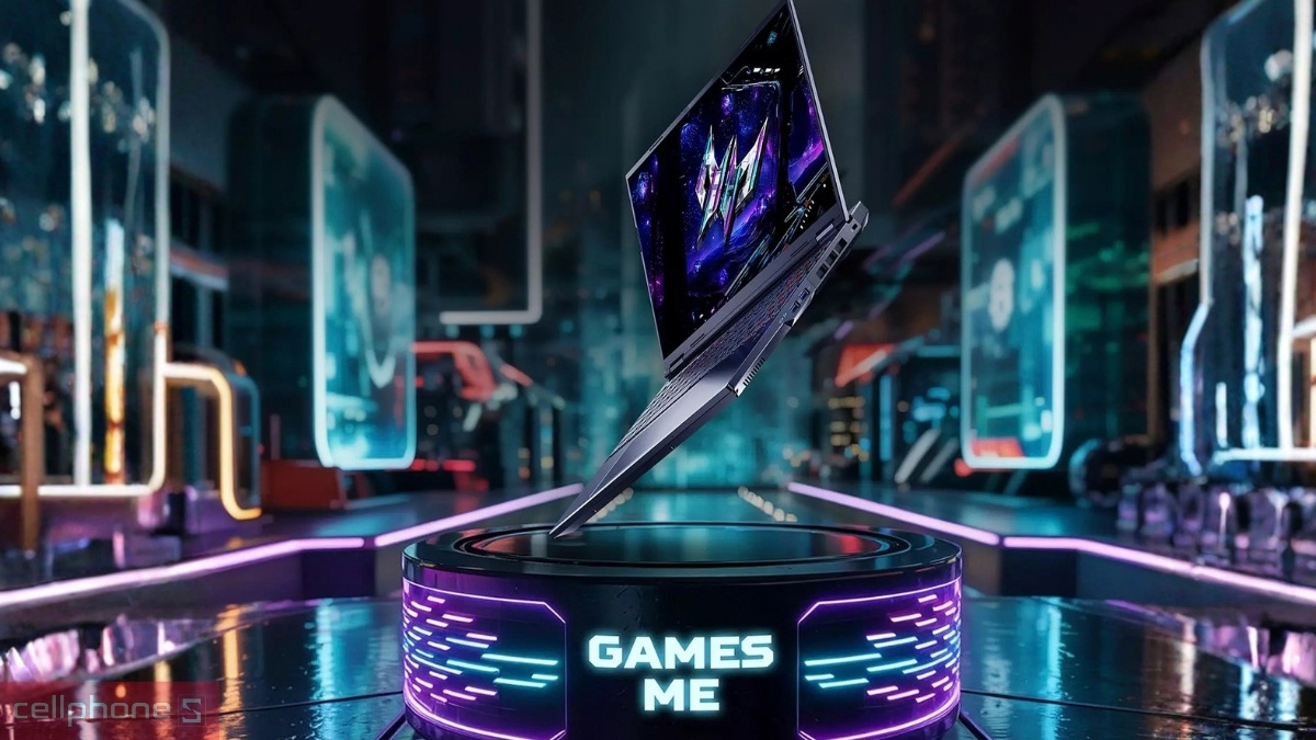 Acer Predator Helios Neo 16 sở hữu thiết kế gaming góc cạnh hiện đại