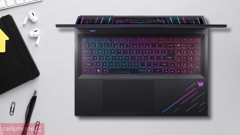 Thiết kế laptop Acer Gaming Predator Helios 18 AI PH18-73-93P0