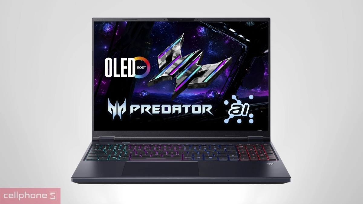 Hiệu năng AI vượt trội của laptop Acer Gaming Predator Helios Neo 16 AI PHN16-73-757W