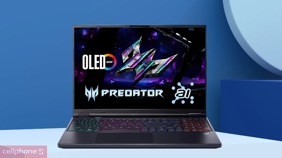 AI trên laptop Acer Gaming Predator Helios Neo 16 AI PHN16-73-98S4
