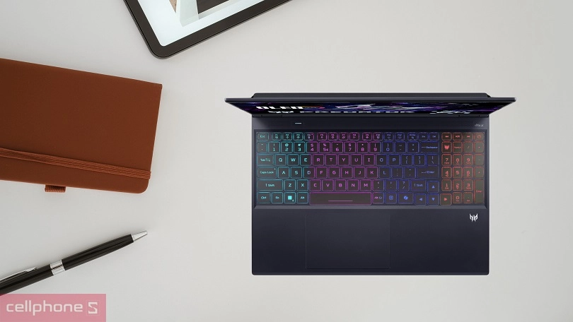 Thiết kế laptop Acer Gaming Predator Helios Neo 16S AI PHN16S-71-94T0
