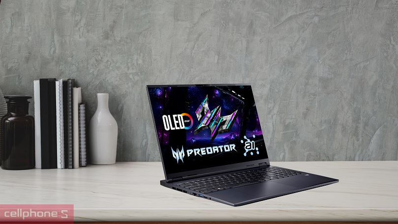 Pin và cổng kết nối của llaptop Acer Gaming Predator Helios Neo 16S AI PHN16S-71-94T0