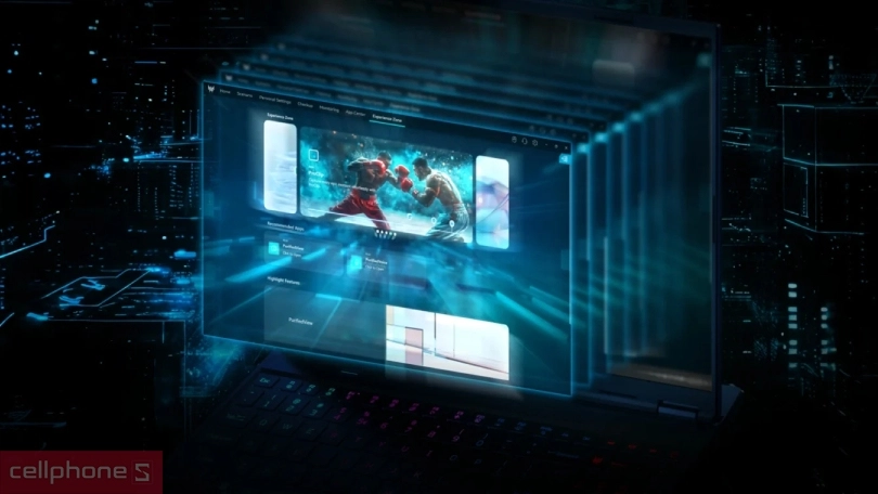 Bộ nhớ RAM và ổ cứng của laptop Acer Gaming Predator Helios Neo 16S AI PHN16S-71-95MS