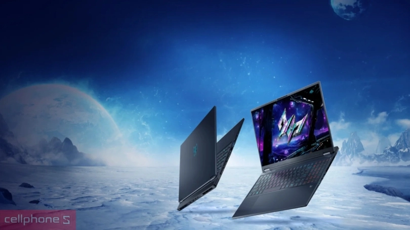 Pin và cổng kết nối của laptop Acer Gaming Predator Helios Neo 16S AI PHN16S-71-95MS