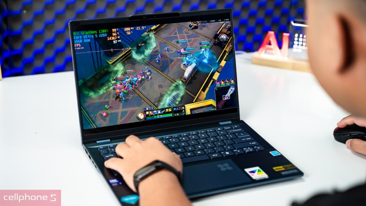 Acer Swift 14 có màn hình cảm ứng 2,5K và công nghệ Eyesafe 2.0