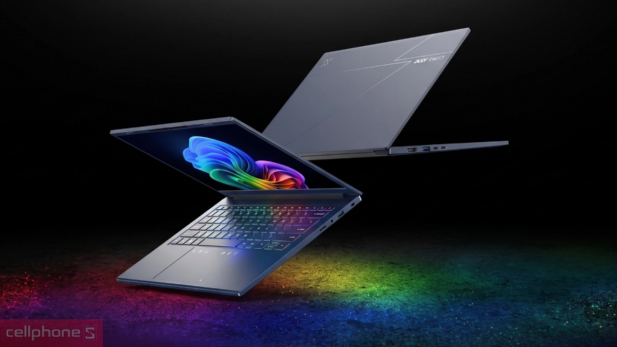 Acer Swift Go 14 laptop AI mỏng nhẹ phục vụ học tập và làm việc