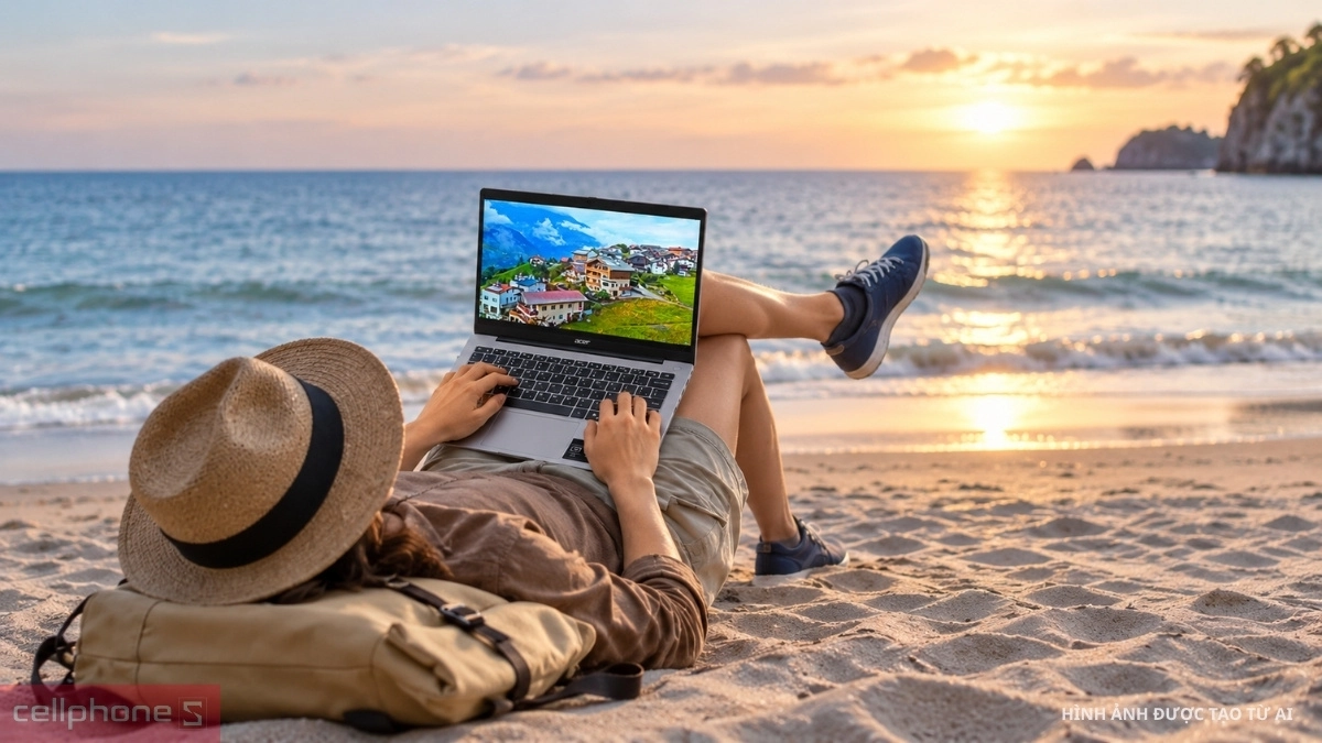 Acer Swift Lite 14 laptop AI mỏng nhẹ phù hợp học tập và làm việc
