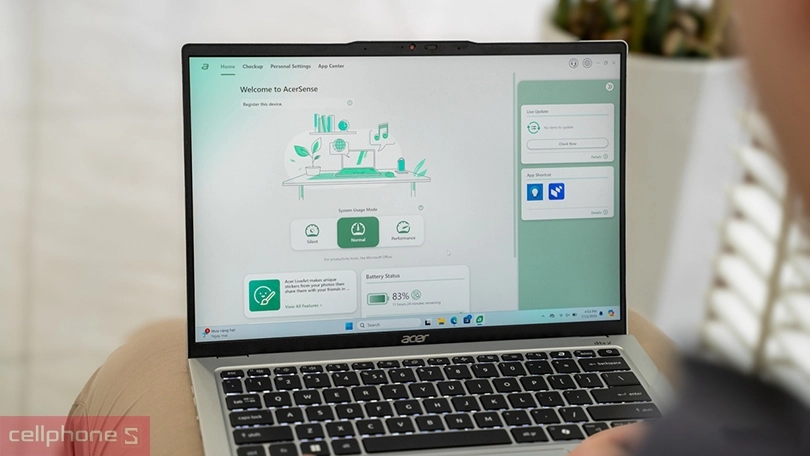 Tính năng laptop Acer Swift Go 14 AI SFG14-73-71ZX