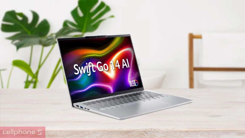 Thiết kế laptop Acer Swift Go 14 AI SFG14-74-58FJ