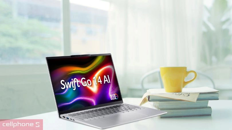 Ai trên laptop Acer Swift Go 14 AI SFG14-74-58FJ