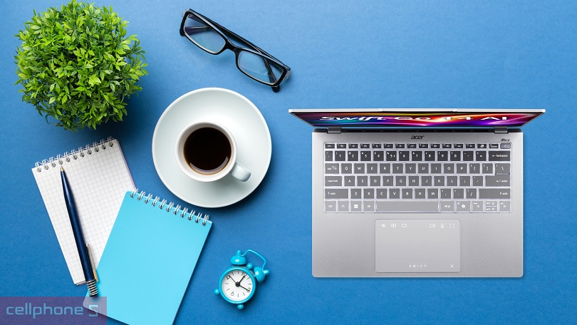 Thiết kế laptop Acer Swift Go 14 AI SFG14-74T-55HD