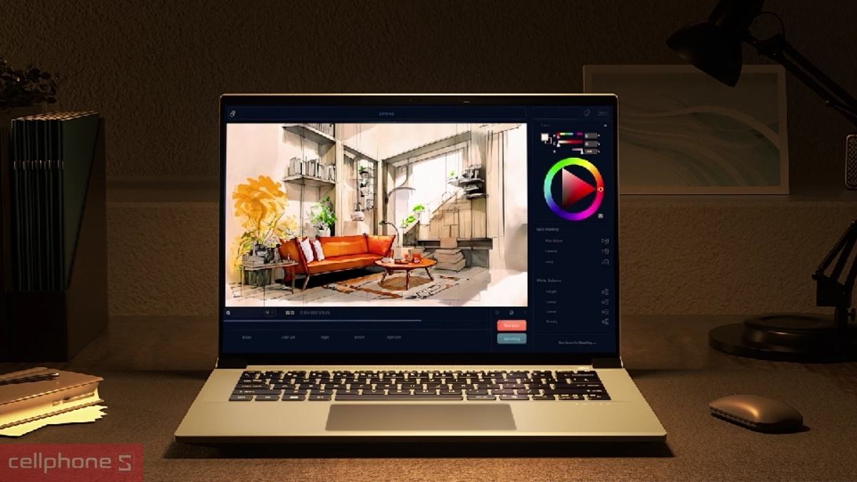 Card đồ họa laptop Acer Swift X AI OLED SFX14-72G-708X