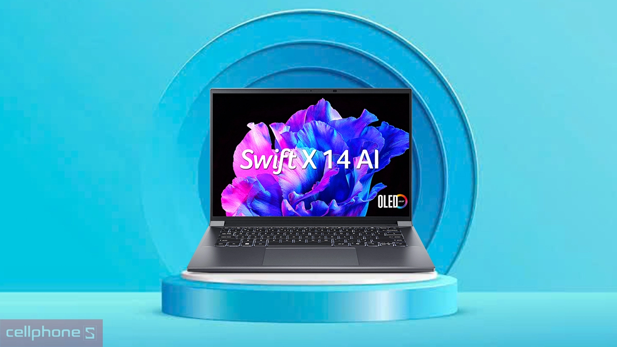 Hiệu năng laptop Acer Swift X AI OLED SFX14-72G-77F9