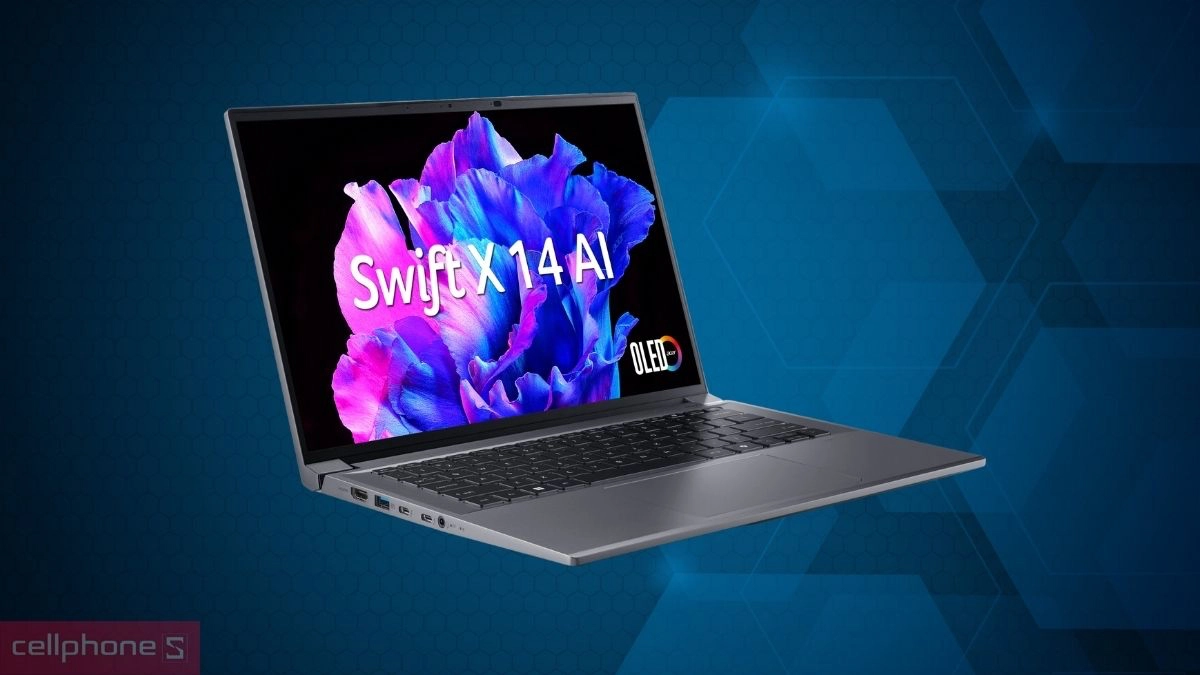 Hiệu suất laptop Acer Swift X AI OLED SFX14-72G-79UW
