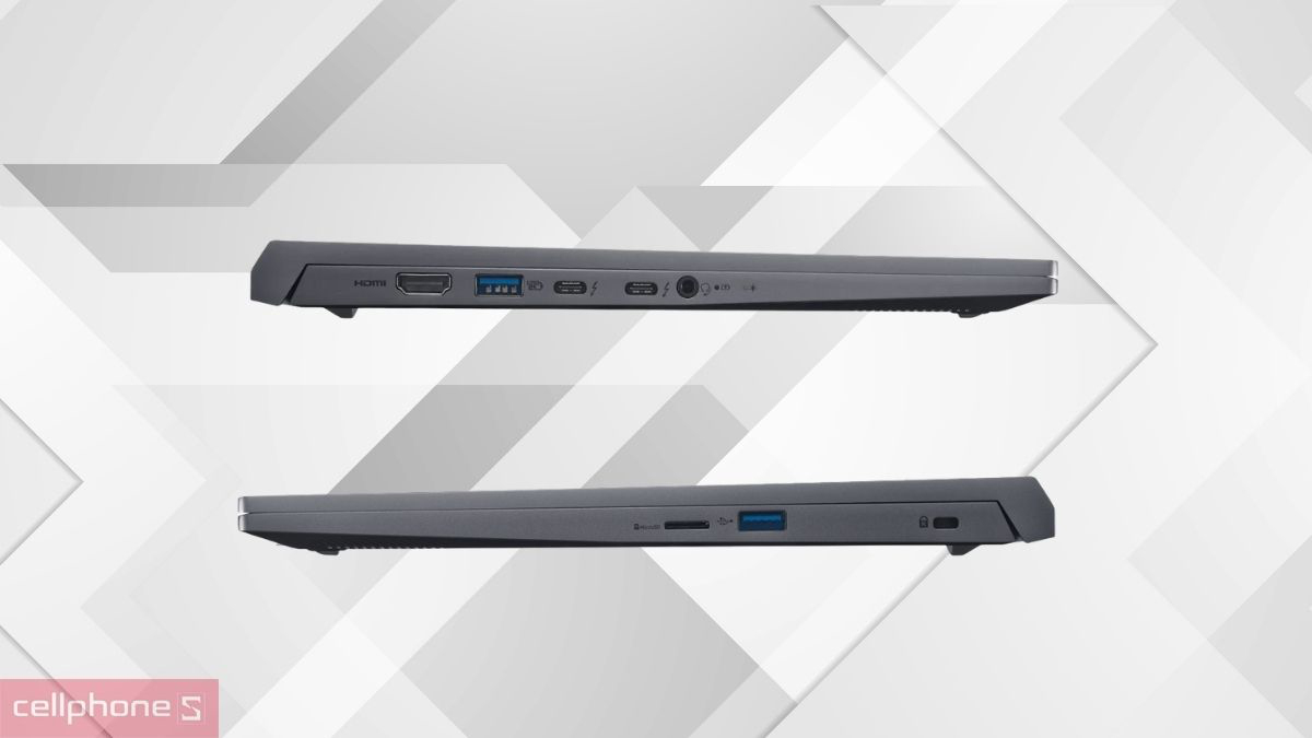 Cổng kết nối laptop Acer Swift X AI OLED SFX14-72G-79UW