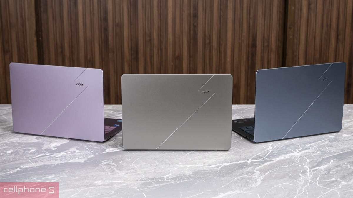 Laptop Acer trải rộng theo từng dòng máy phục vụ đa dạng nhu cầu