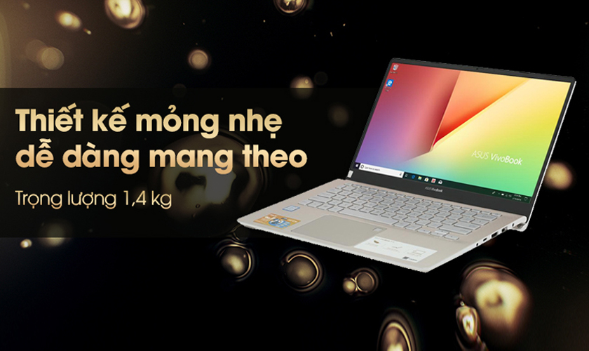 Thiết kế mỏng nhẹ 1.4 kg, bản lề ErgoLift cải thiện khả năng gõ phím