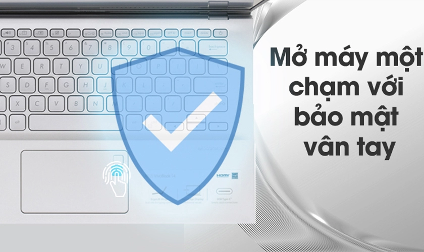 hỗ trợ cảm biến vân tay