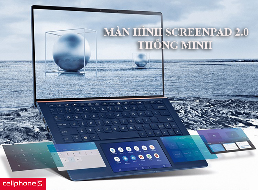 Màn hình ScreenPad 2.0 thông minh